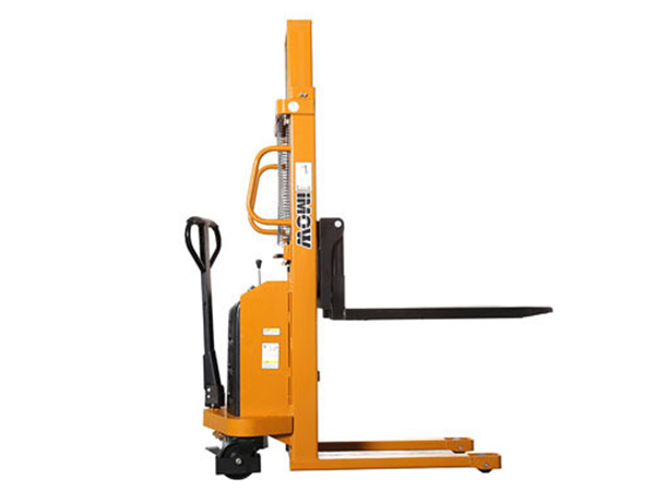 深圳中力電動叉車,窄腿覆蓋式半電動堆高車